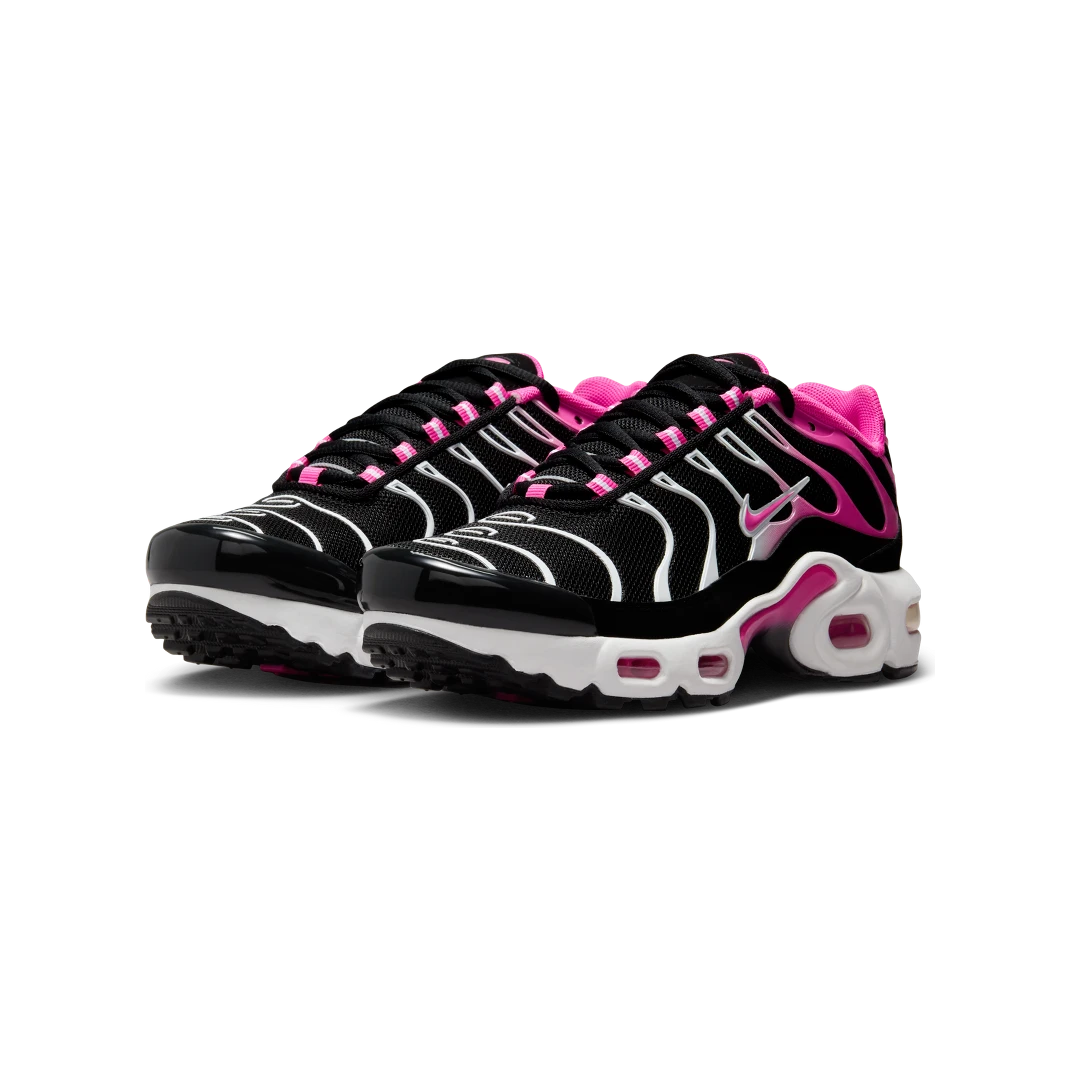 Nike Air Max Plus Black White Laser Fuchsia
