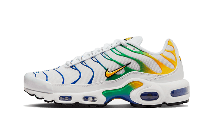 Nike Air Max Plus Brazil, White/Black/Hyper Royal/Citron Pulse (DZ3671-101)