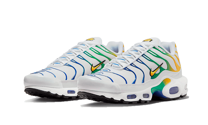 Nike Air Max Plus Brazil, White/Black/Hyper Royal/Citron Pulse (DZ3671-101)