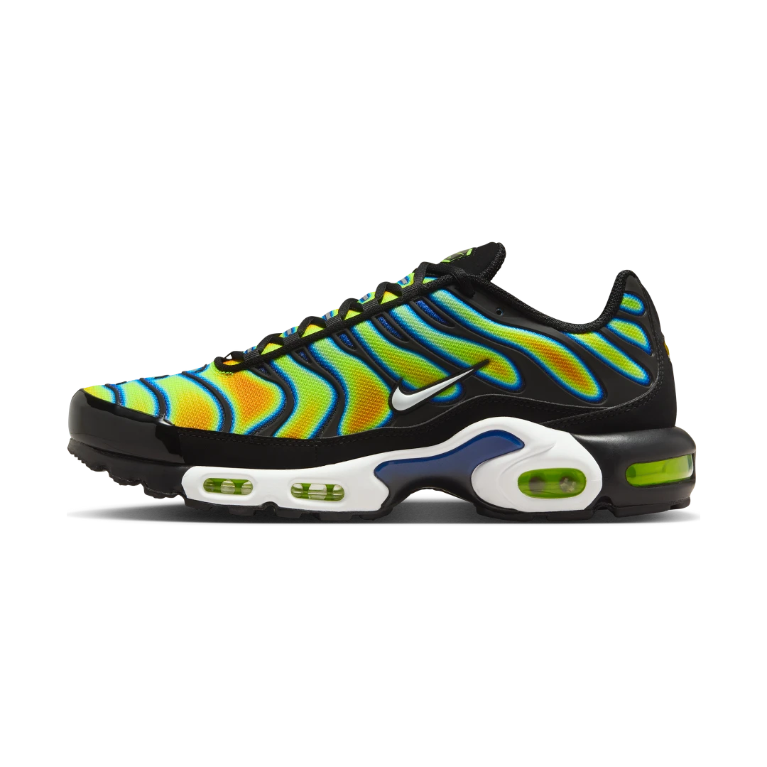 Nike Air Max Plus Heat Map, Yellow/Blue/Black (IH4458-001)