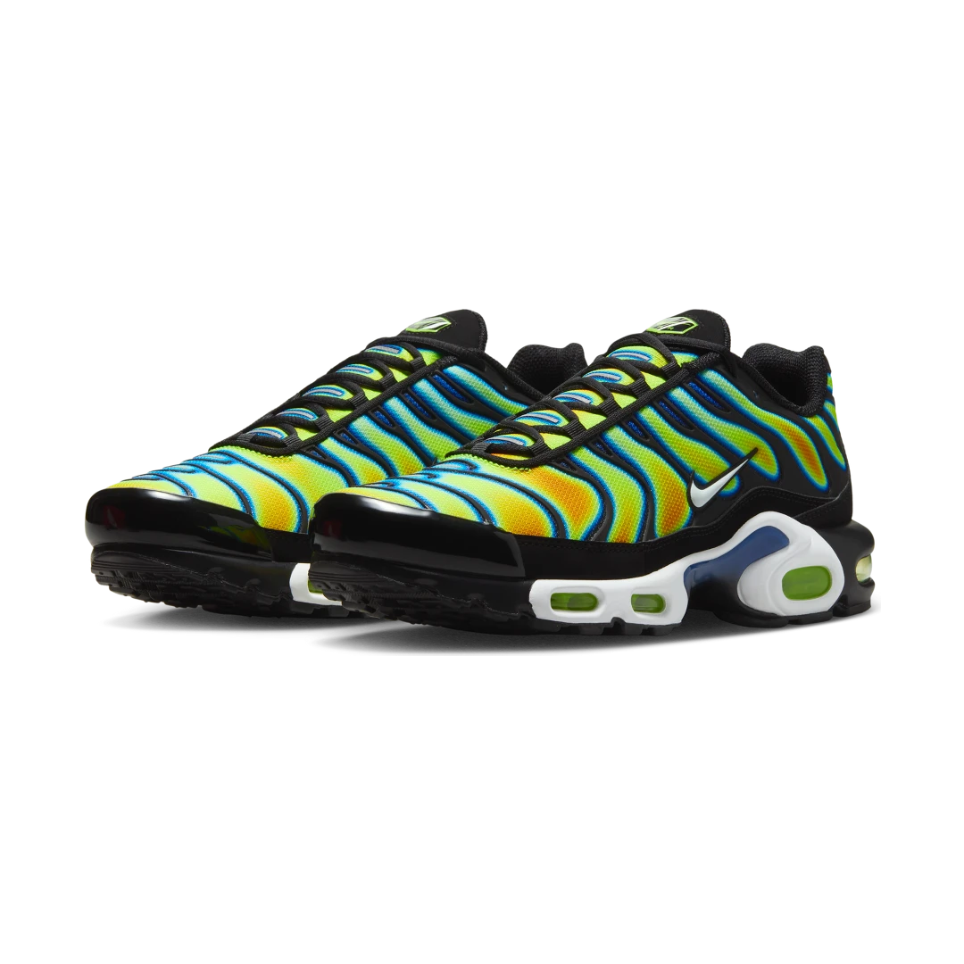 Nike Air Max Plus Heat Map, Yellow/Blue/Black (IH4458-001)
