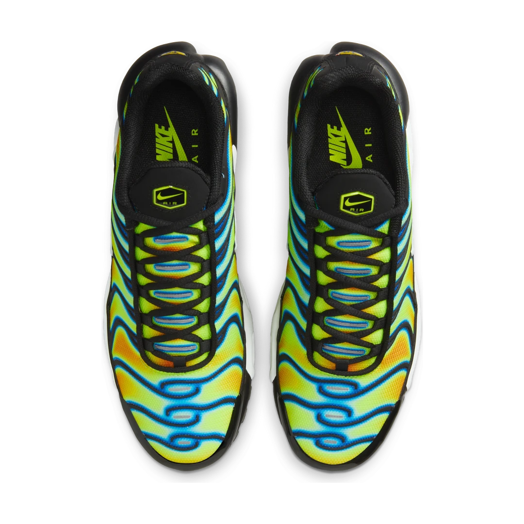 Nike Air Max Plus Heat Map, Yellow/Blue/Black (IH4458-001)