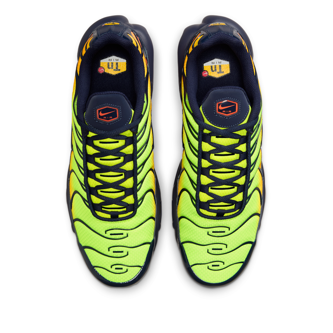 Nike Air Max Plus Lemon Venom, Lemon Venom/Hyper Crimson/Yellow/Laser Orange/Blackened Blue (DM0032-701)
