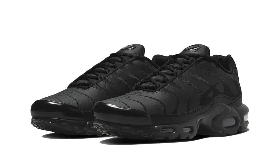 Nike Air Max Plus Triple Black Leather, Black/Black-Black (AJ2029-001)