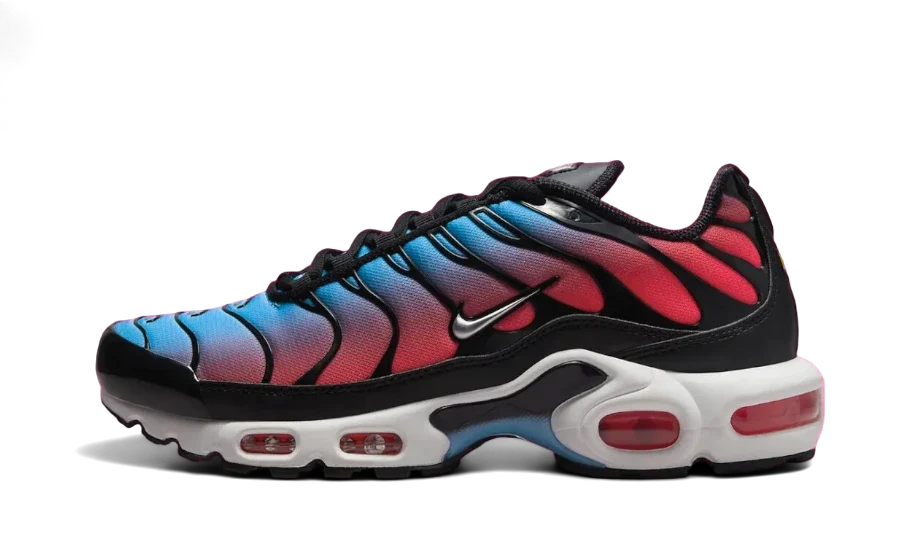 Nike Air Max Plus University Blue Light Crimson, Black/University Blue/Light Crimson/Metallic Silver (HF5386-001)