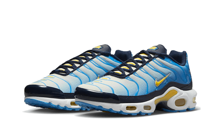 Nike Air Max Plus University Blue Topaz Gold, University Blue/Coconut Milk/Midnight Navy/Topaz Gold (FD9871-400)