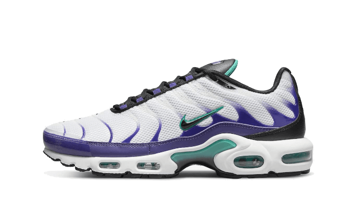 Nike Air Max Plus White Grape Ice, White/Black-Grape Ice-New Emerald (DM0032-100)