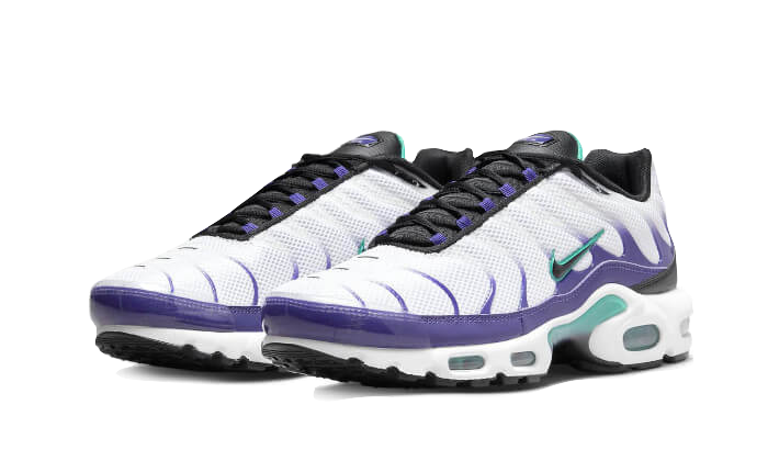 Nike Air Max Plus White Grape Ice, White/Black-Grape Ice-New Emerald (DM0032-100)