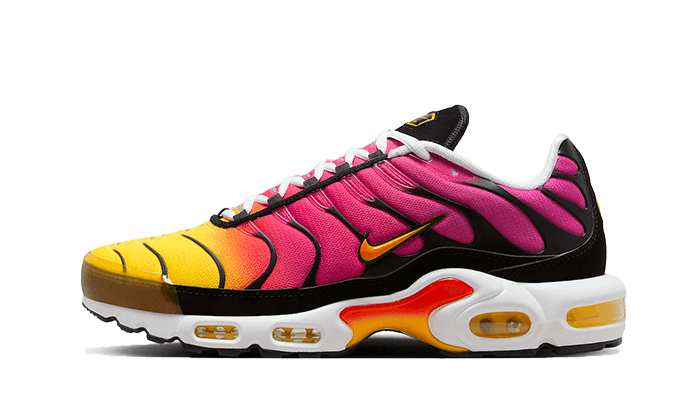 Nike Air Max Plus OG Yellow Pink Gradient, Varsity Red/Gold-Raspberry Red-Black (DX0755-600)