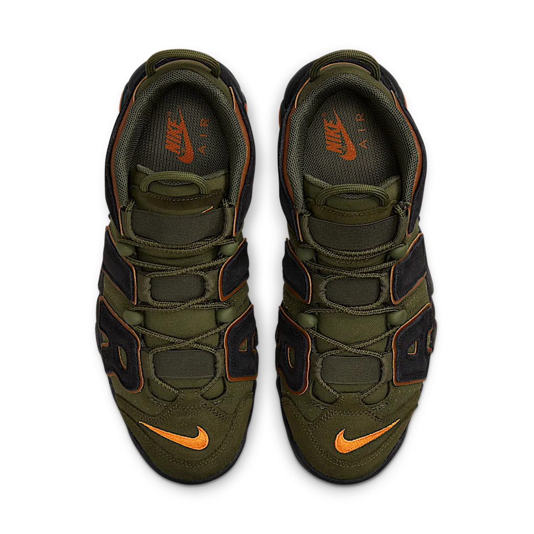 Nike Air More Uptempo 96 Cargo Khaki Alpha Orange, Cargo Khaki/Black-Pecan-Alpha Orange (DX2669-300)