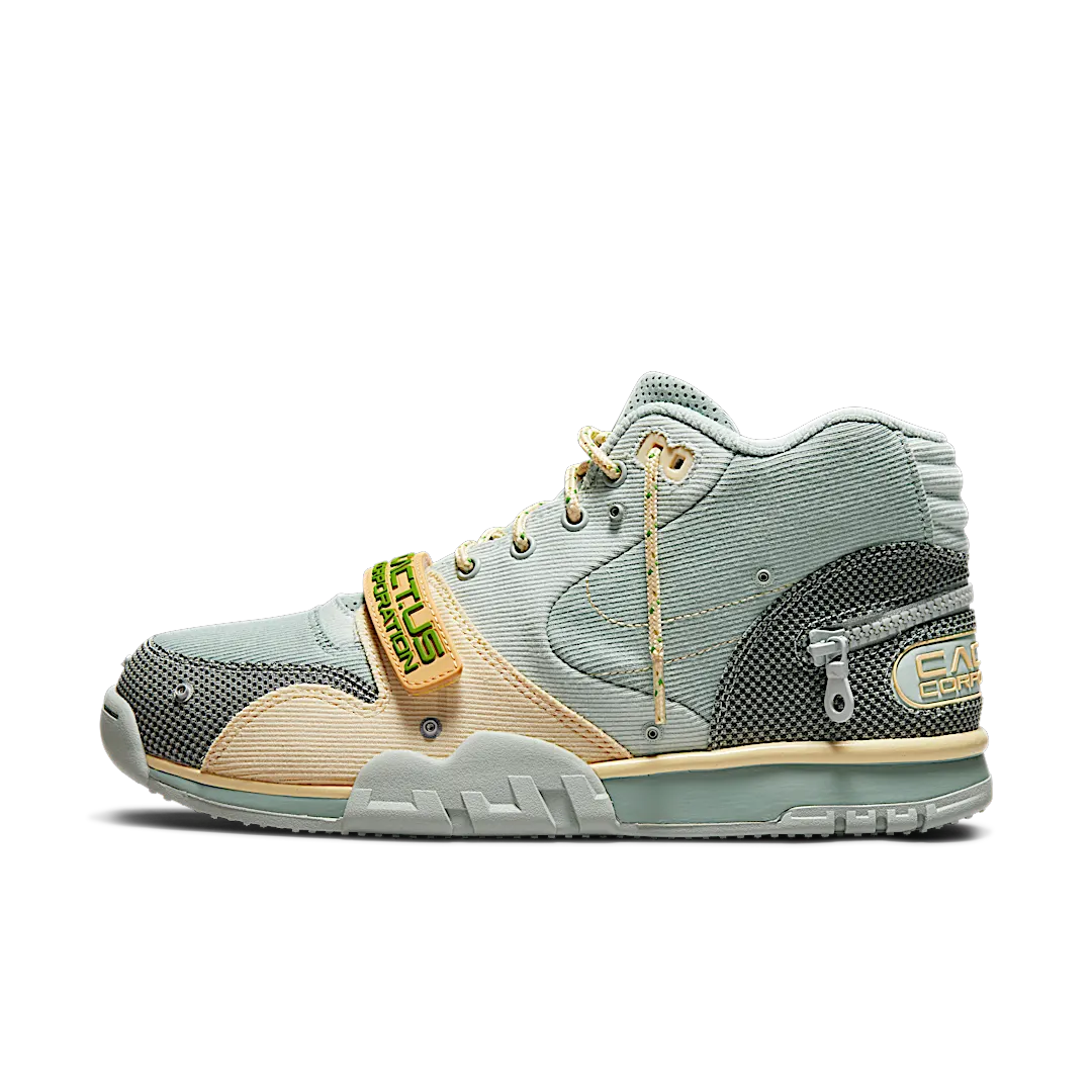 Nike Air Trainer 1 SP Travis Scott Grey Haze, Grey Haze/Olive Aura-Canvas (DR7515-001)