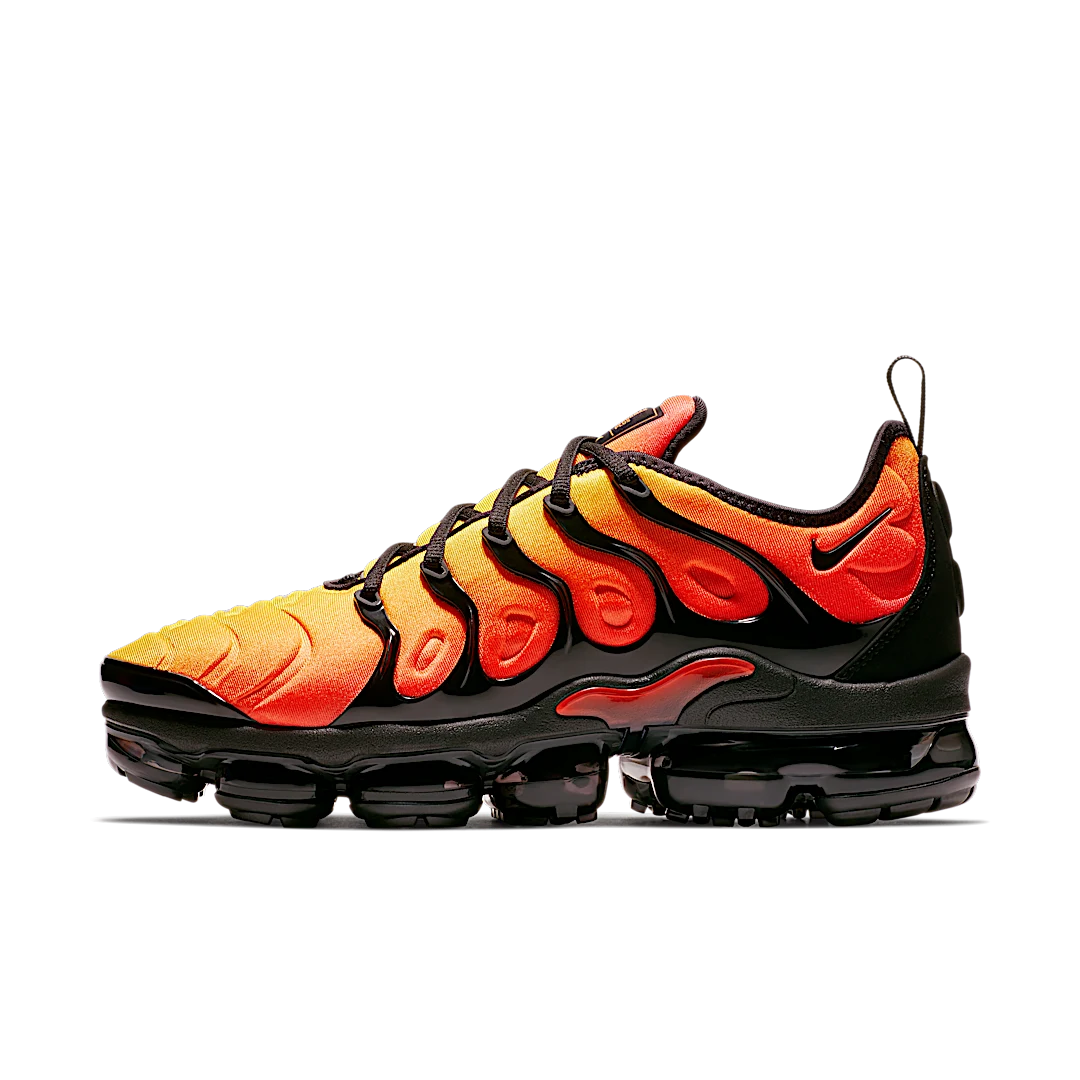 Nike Air VaporMax Plus Black Orange Crimson, Black/Black-Total Orange-Total Crimson (924453-006)