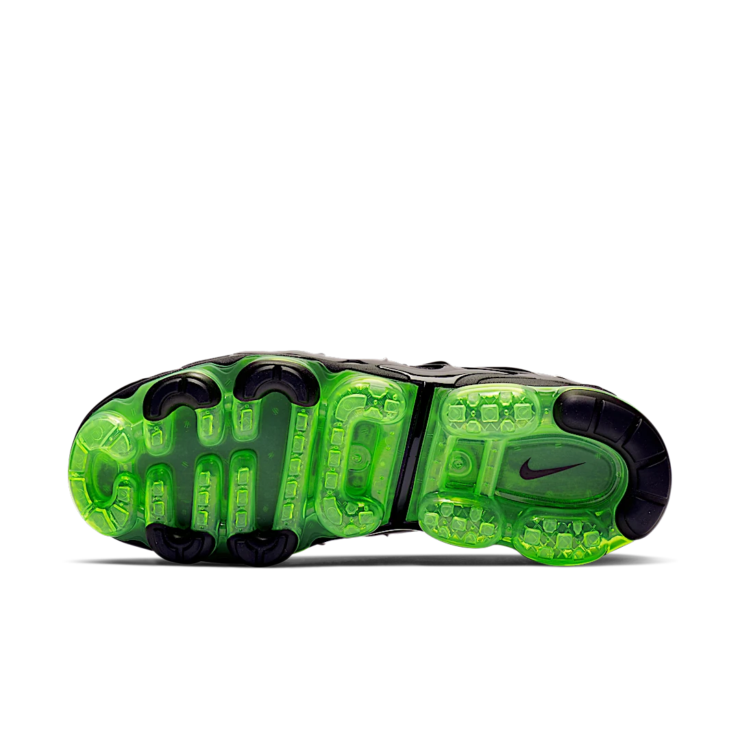 Nike Air VaporMax Plus Black Volt Sole, Black/Reflect Silver-Volt (924453-015)