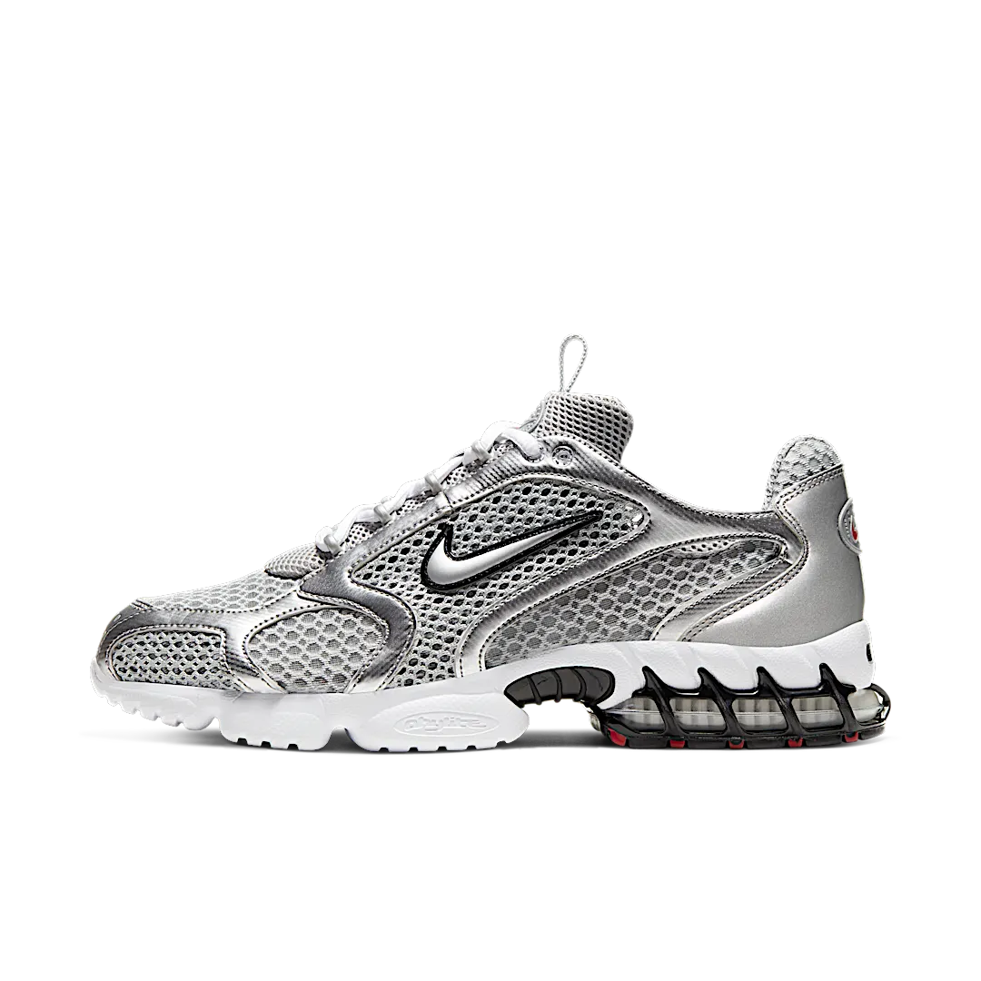 Nike Air Zoom Spiridon Cage 2 Metallic Silver, Light Smoke Grey/Metallic Silver (CJ1288-001)