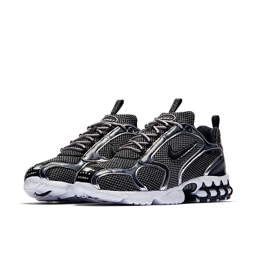 Nike Air Zoom Spiridon Cage 2 Stussy Pure Platinum, Pure Platinum/Black-White (CU1854-001)