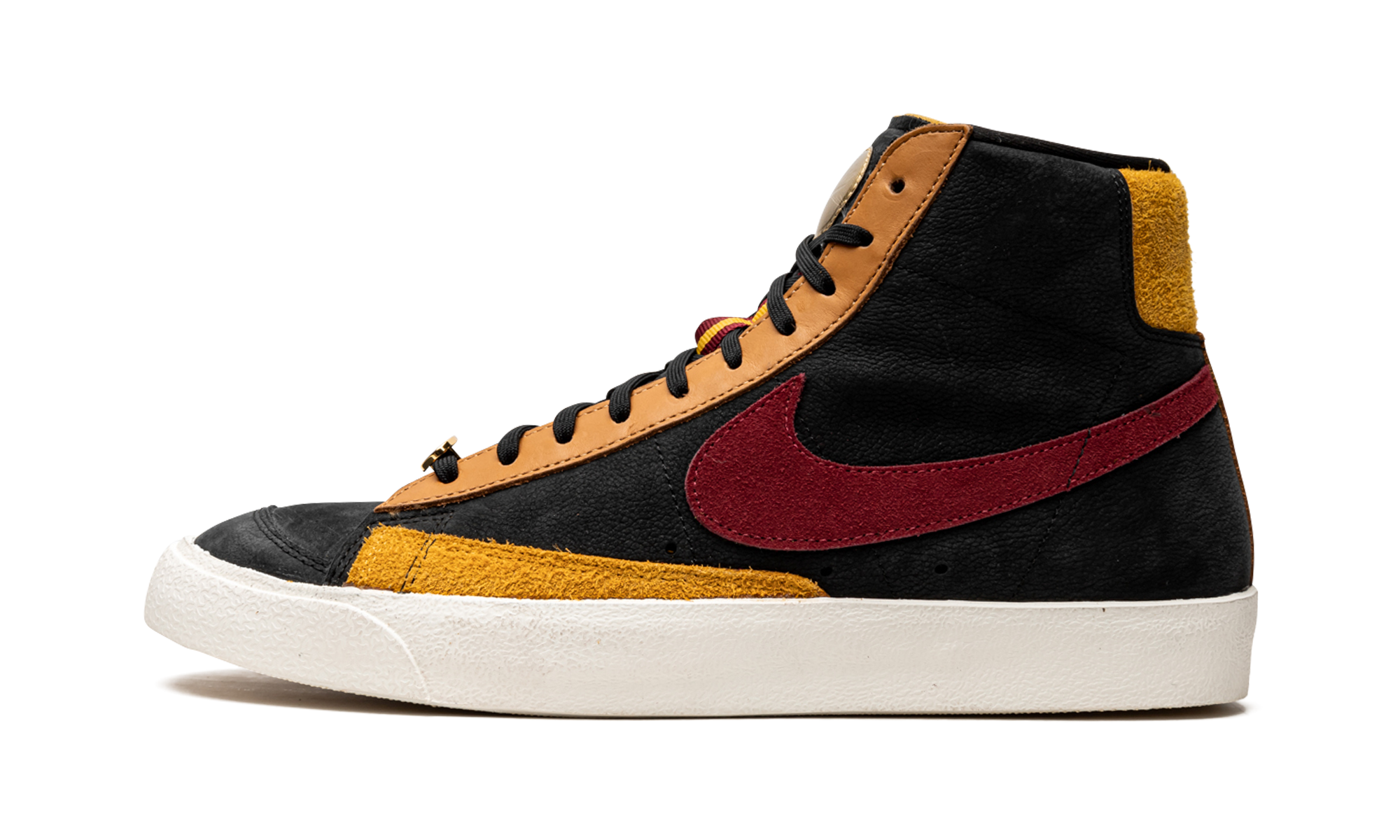 Nike Blazer Mid 77 Black Team Red University Gold