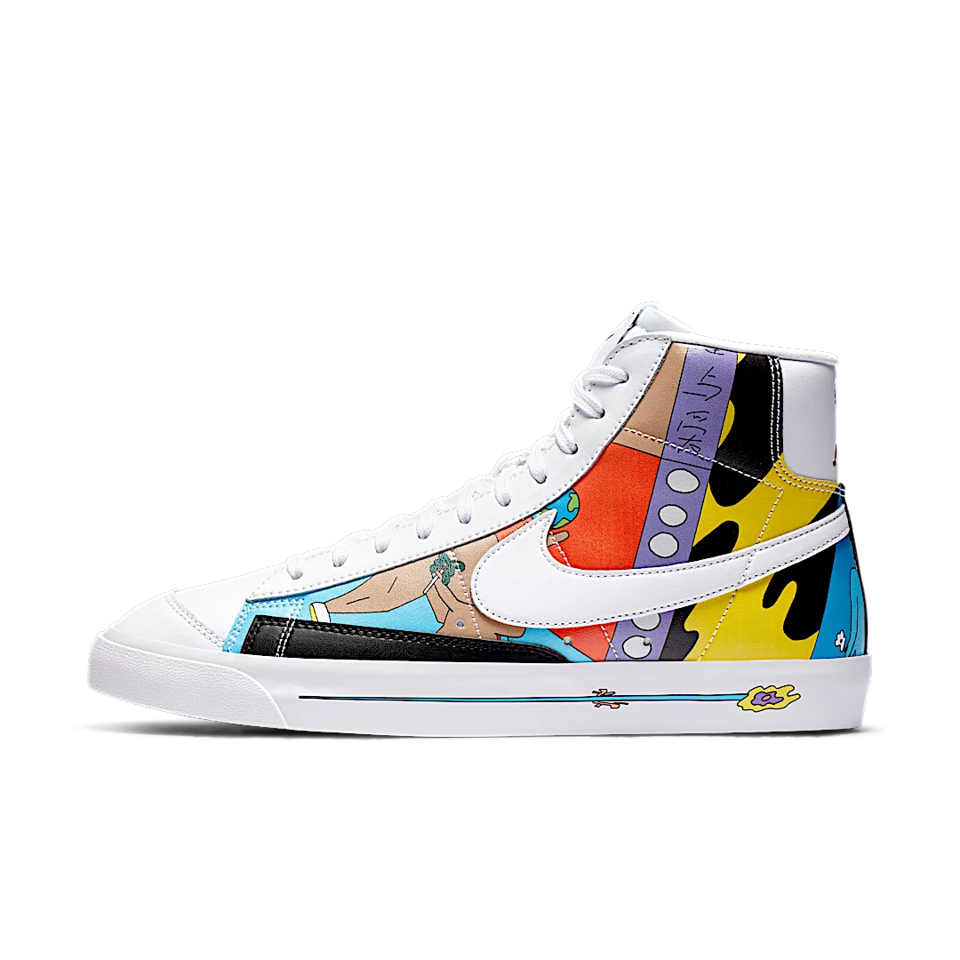 Nike Blazer Mid 77 Flyleather Ruohan Wang, Multi-Color/Multi-Color (CZ3775-900)