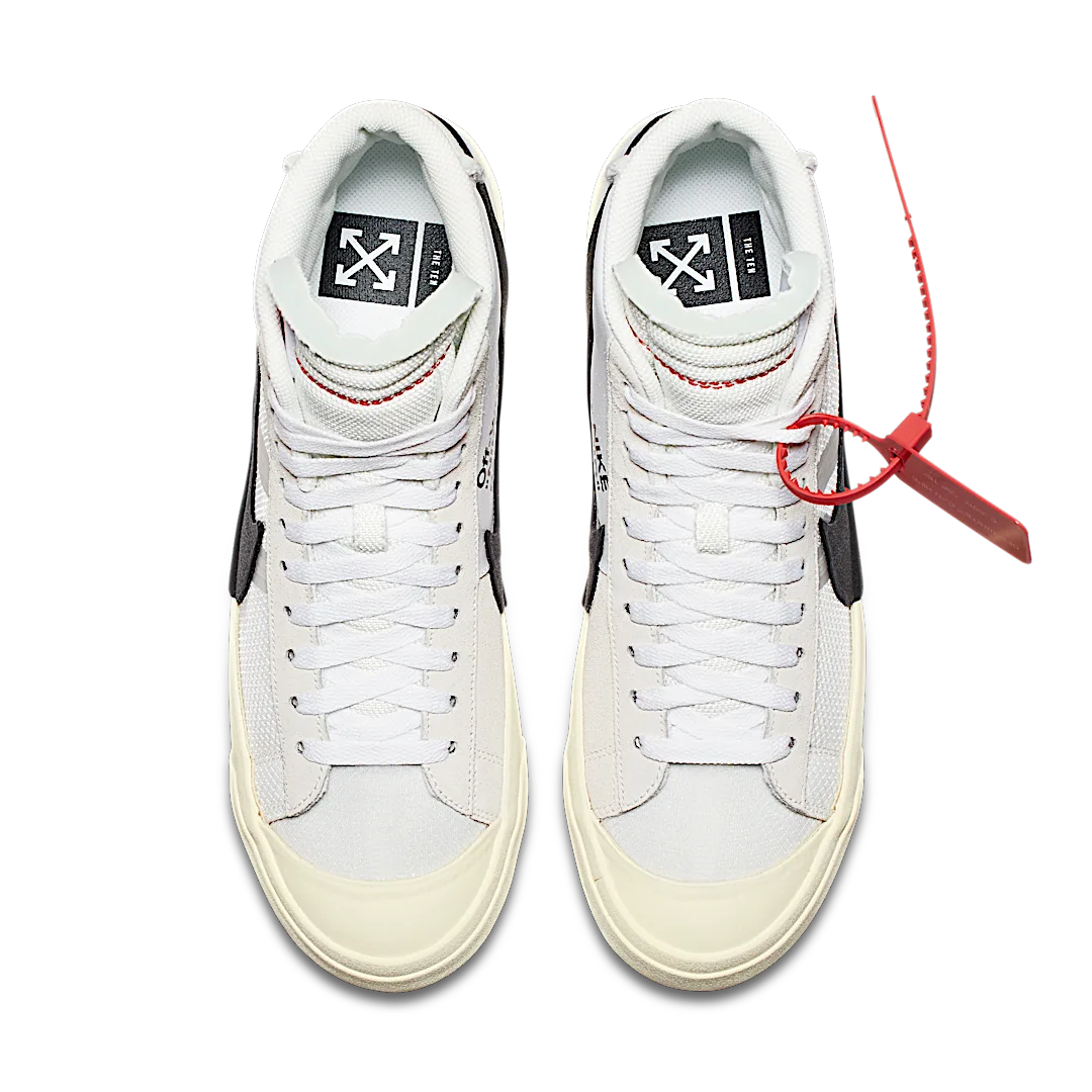 Nike Blazer Mid Off-White, White/Black-Muslin (AA3832-100)