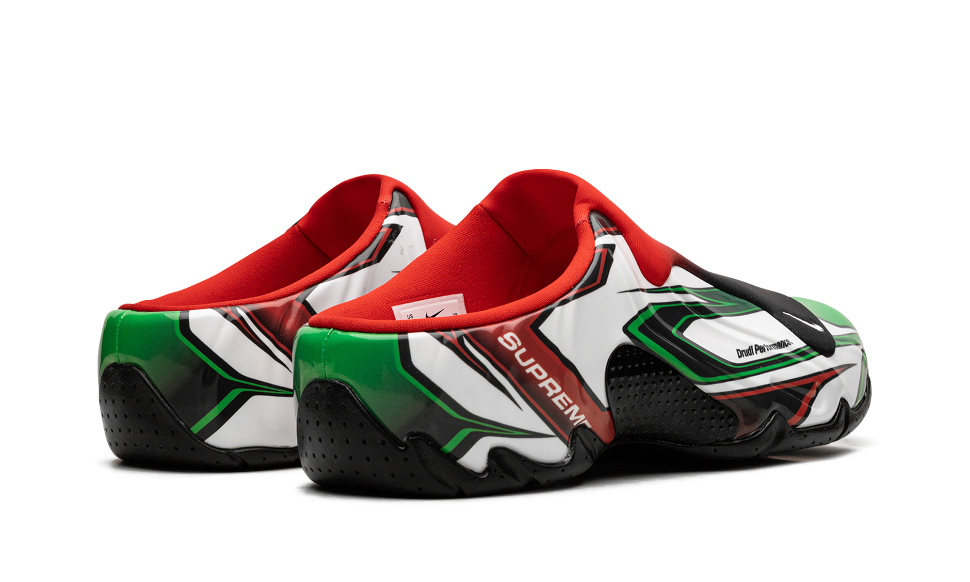 Nike Clogposite Supreme White Gym Red Green