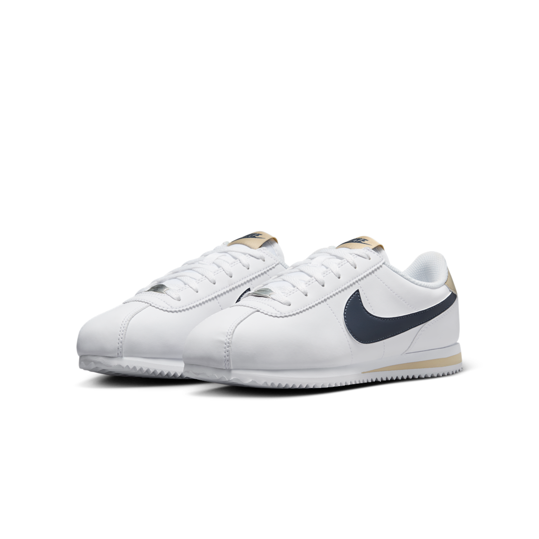 Nike Cortez White Khaki Thunder Blue, White/Desert Khaki/Thunder Blue (DM0950-114)
