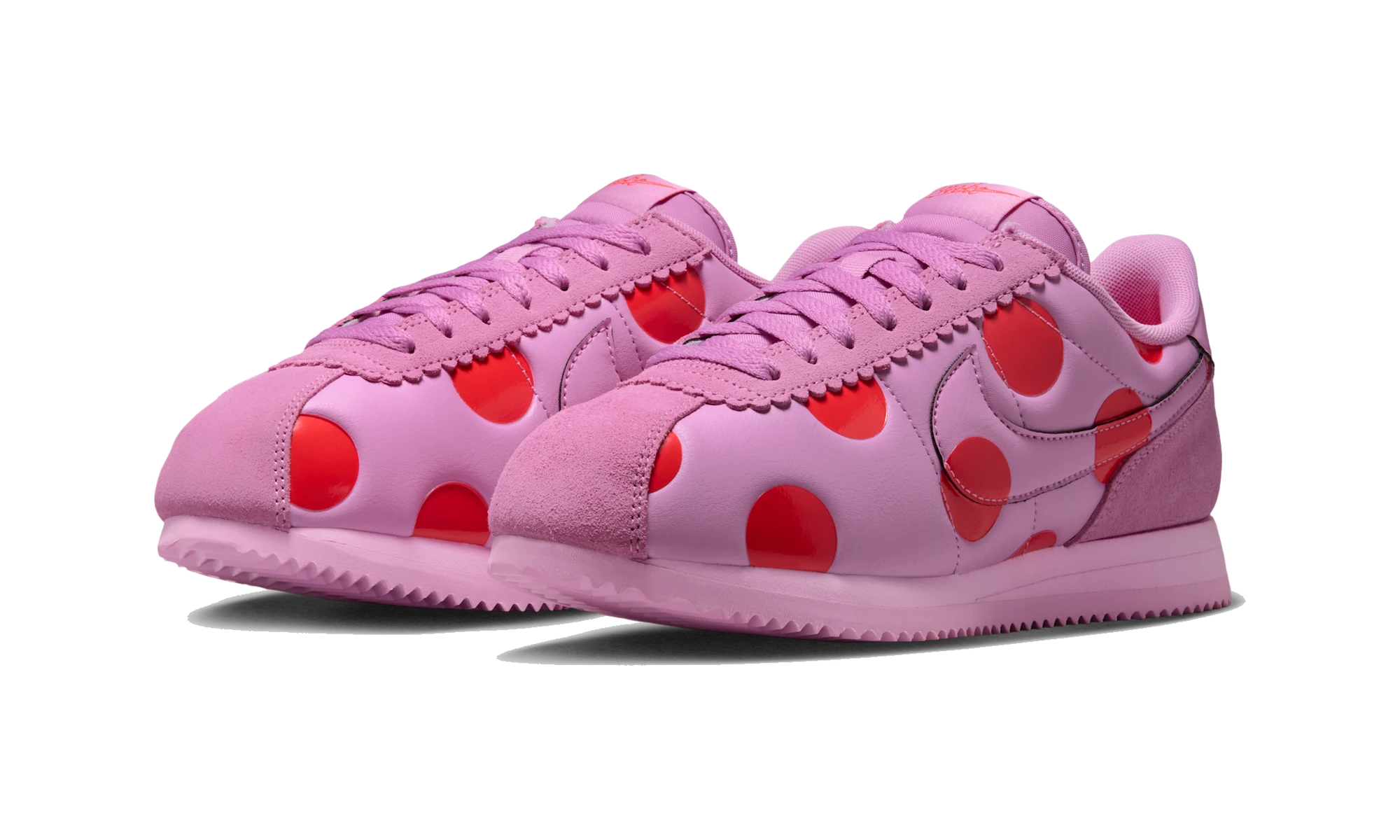 Nike Cortez Polka Dots Light Magenta Bright Crimson