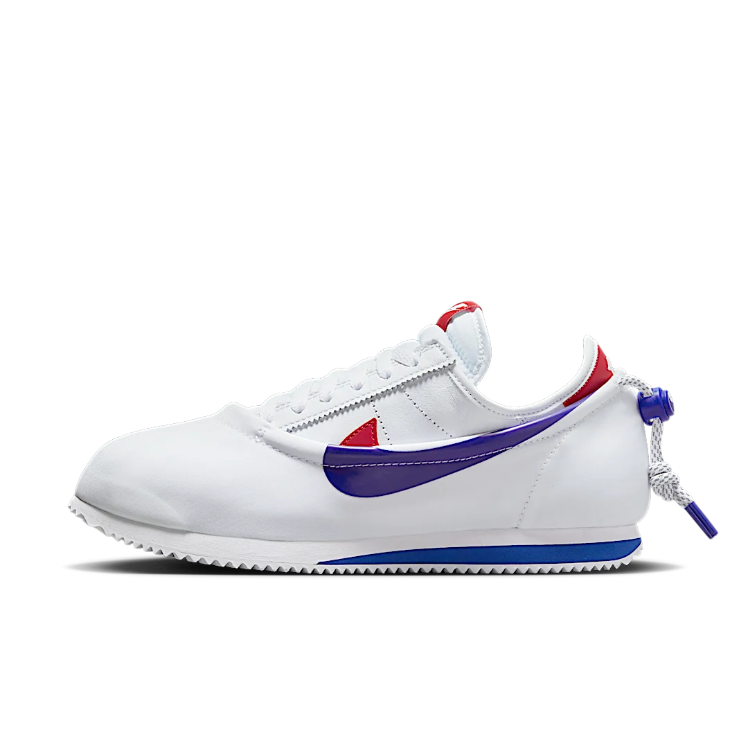 Nike Cortez SP CLOT CLOTEZ Forrest Gump, White/Game Royal/Red (DZ3239-100)