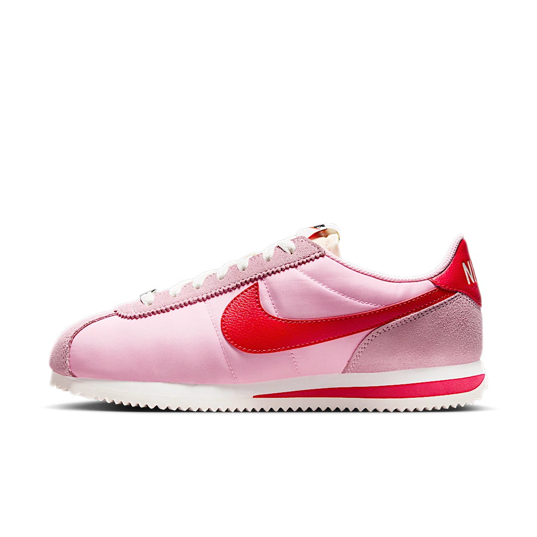 Nike Cortez TXT Medium Soft Pink Sail, Medium Soft Pink/Sail/Team Orange/Fire Red (HF9994-600)