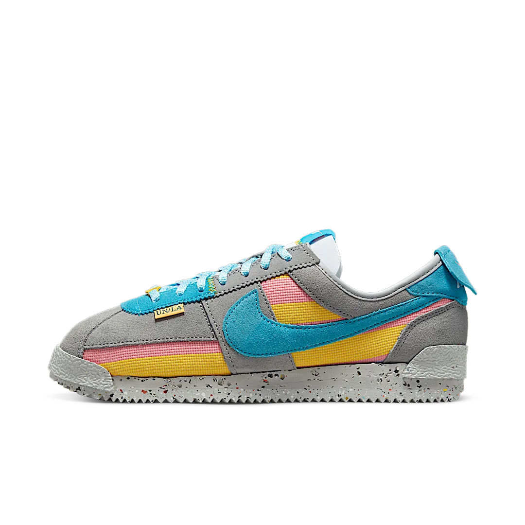 Nike Cortez Union Light Smoke, Grey/Blue/Pink/Yellow (DR1413-002)