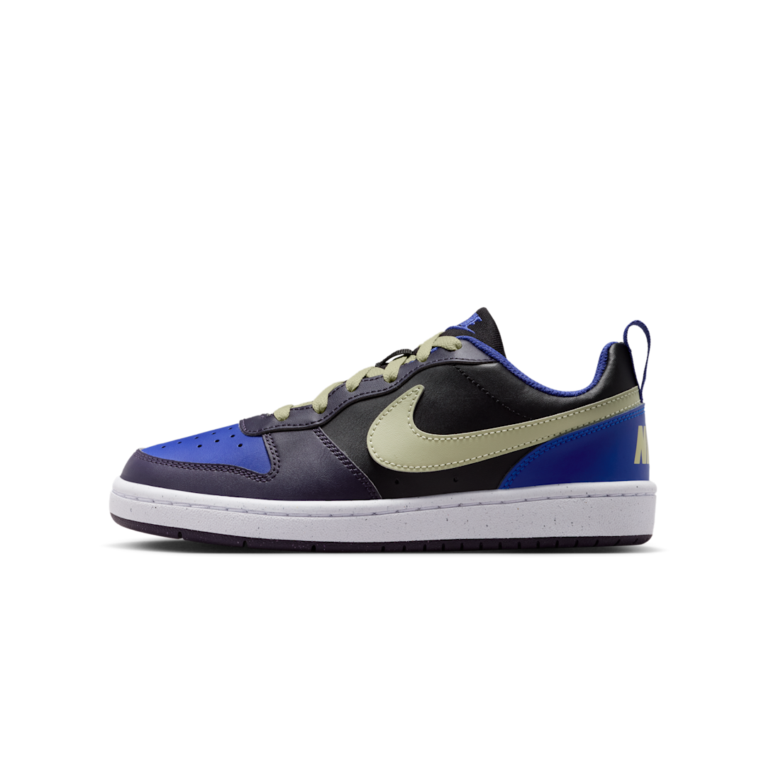 Nike Court Borough Low Recraft Black Cave Purple Olive Aura, Black/Cave Purple/Deep Night/Olive Aura (DV5456-011)