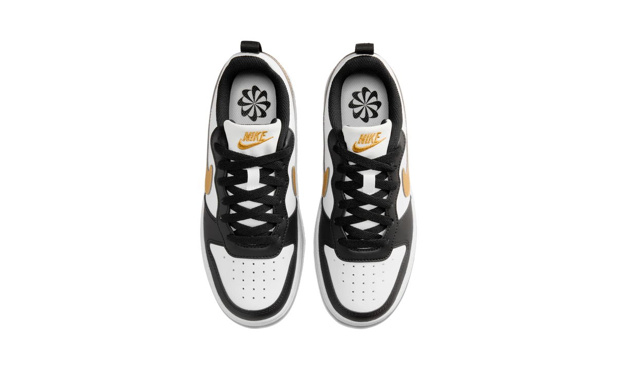 Nike Court Borough Low Recraft Black White Metallic Gold