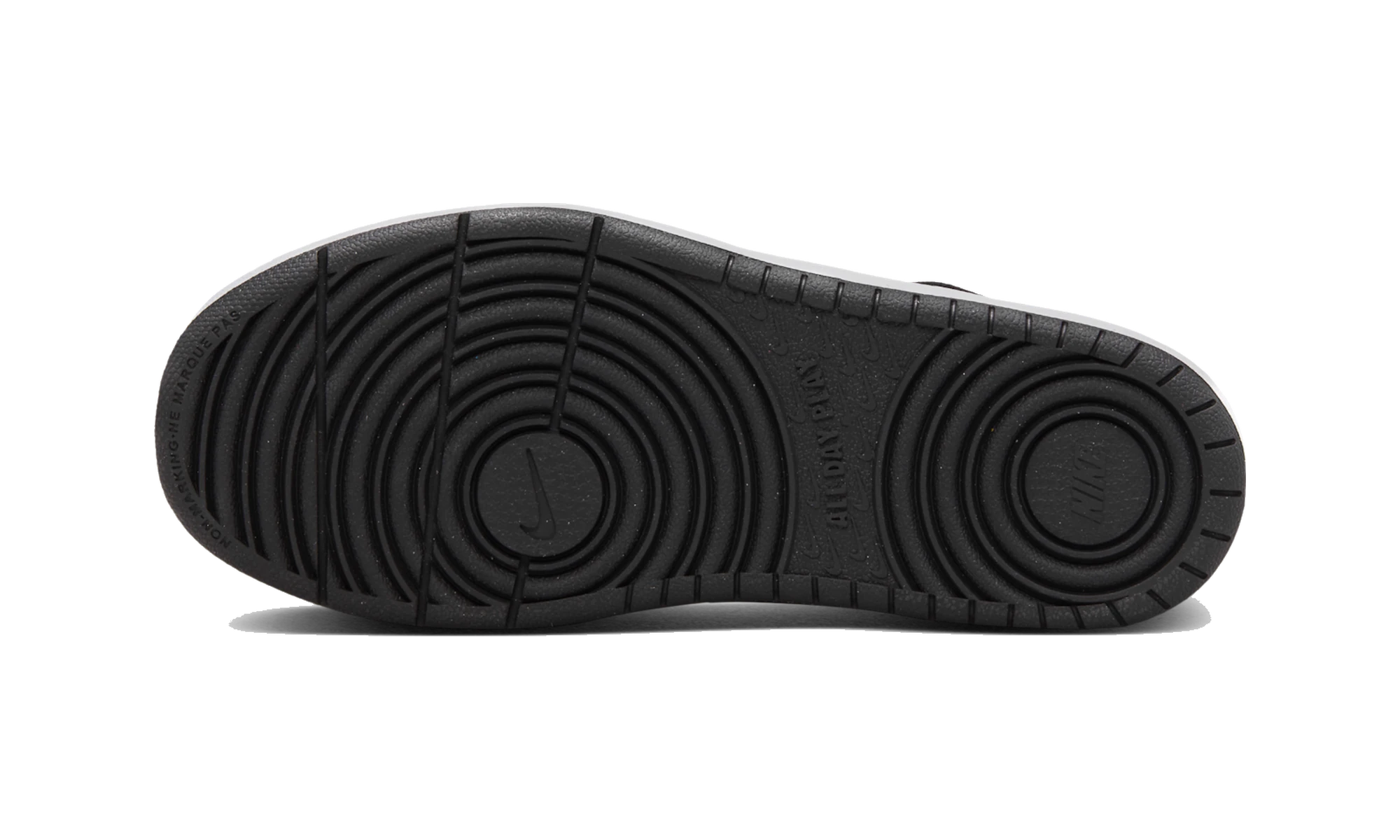 Nike Court Borough Low Recraft Black White (PS)