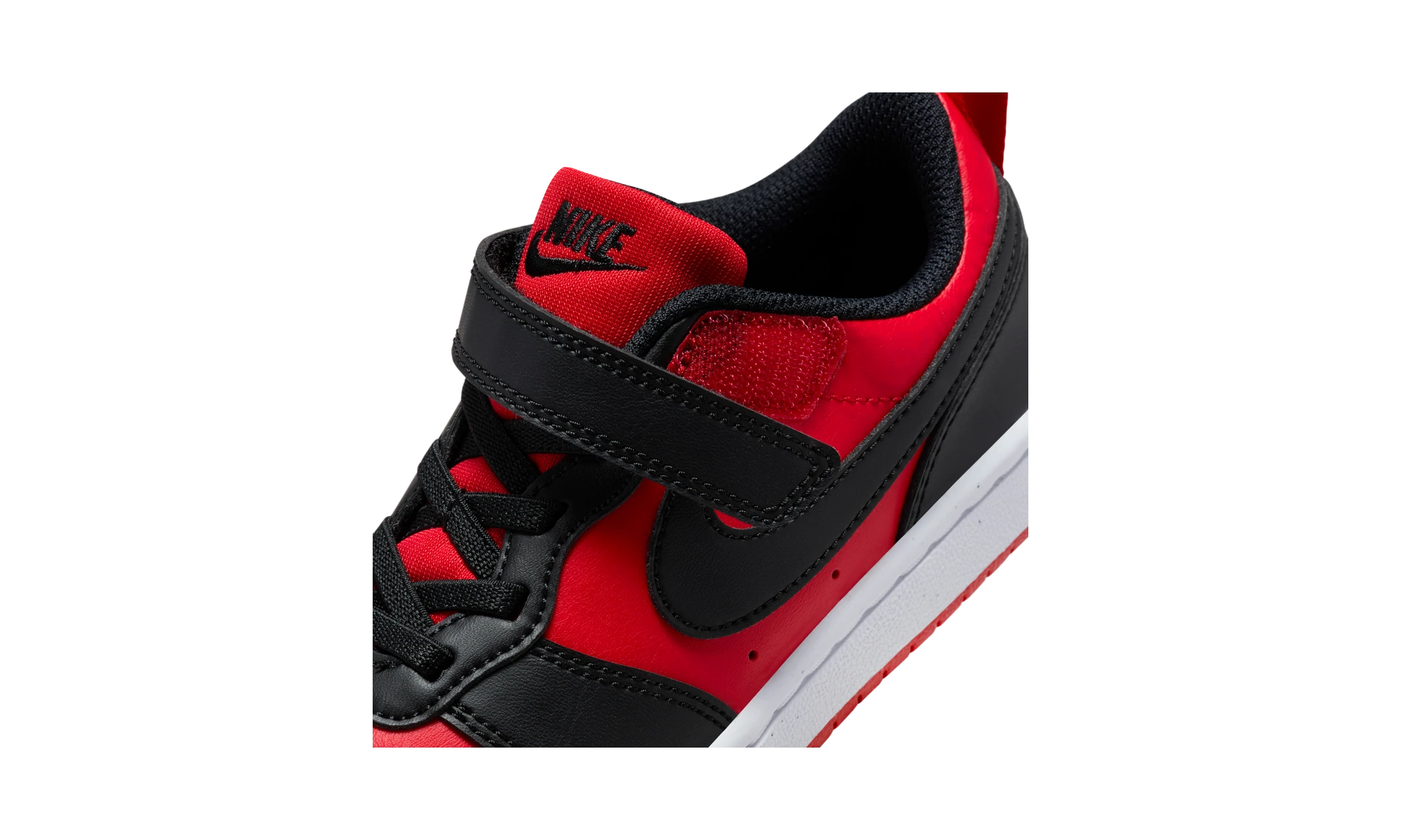Nike Court Borough Low Recraft University Red Black (PS)