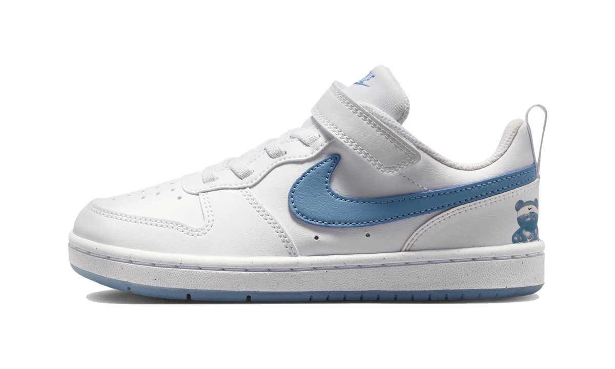 Nike Court Borough Low White Work Blue (PS)