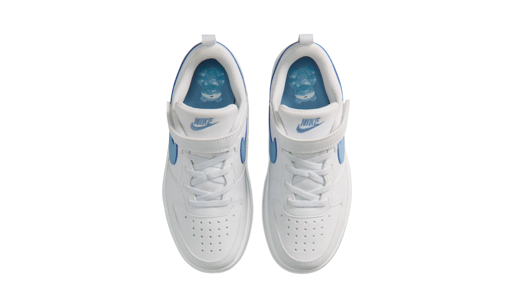 Nike Court Borough Low White Work Blue (PS)