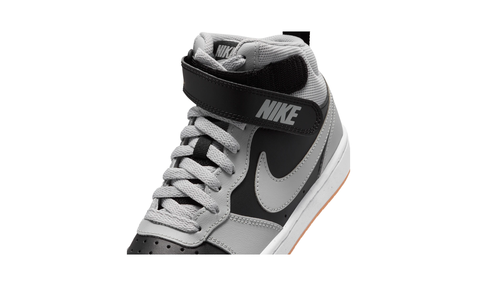 Nike Court Borough Mid 2 Black Light Smoke Grey Gum