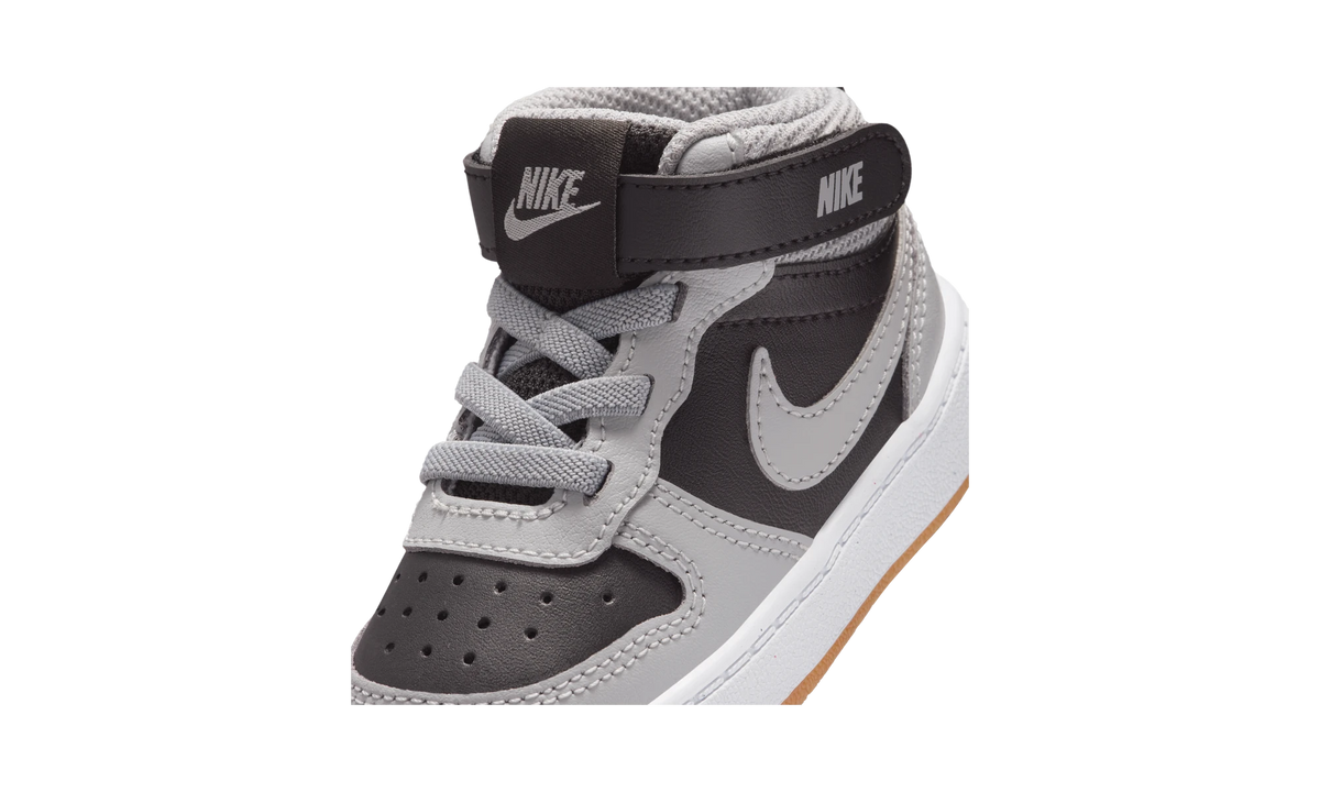 Nike Court Borough Mid 2 Black Light Smoke Grey Gum (TD)