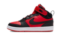 Nike Court Borough Mid 2 Black University Red (PS)