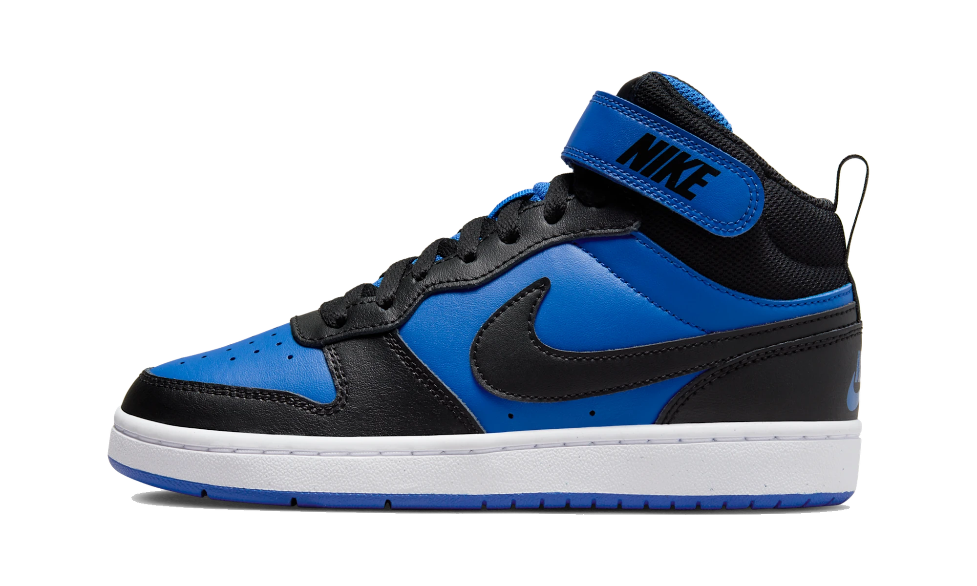 Nike Court Borough Mid 2 Game Royal White Black