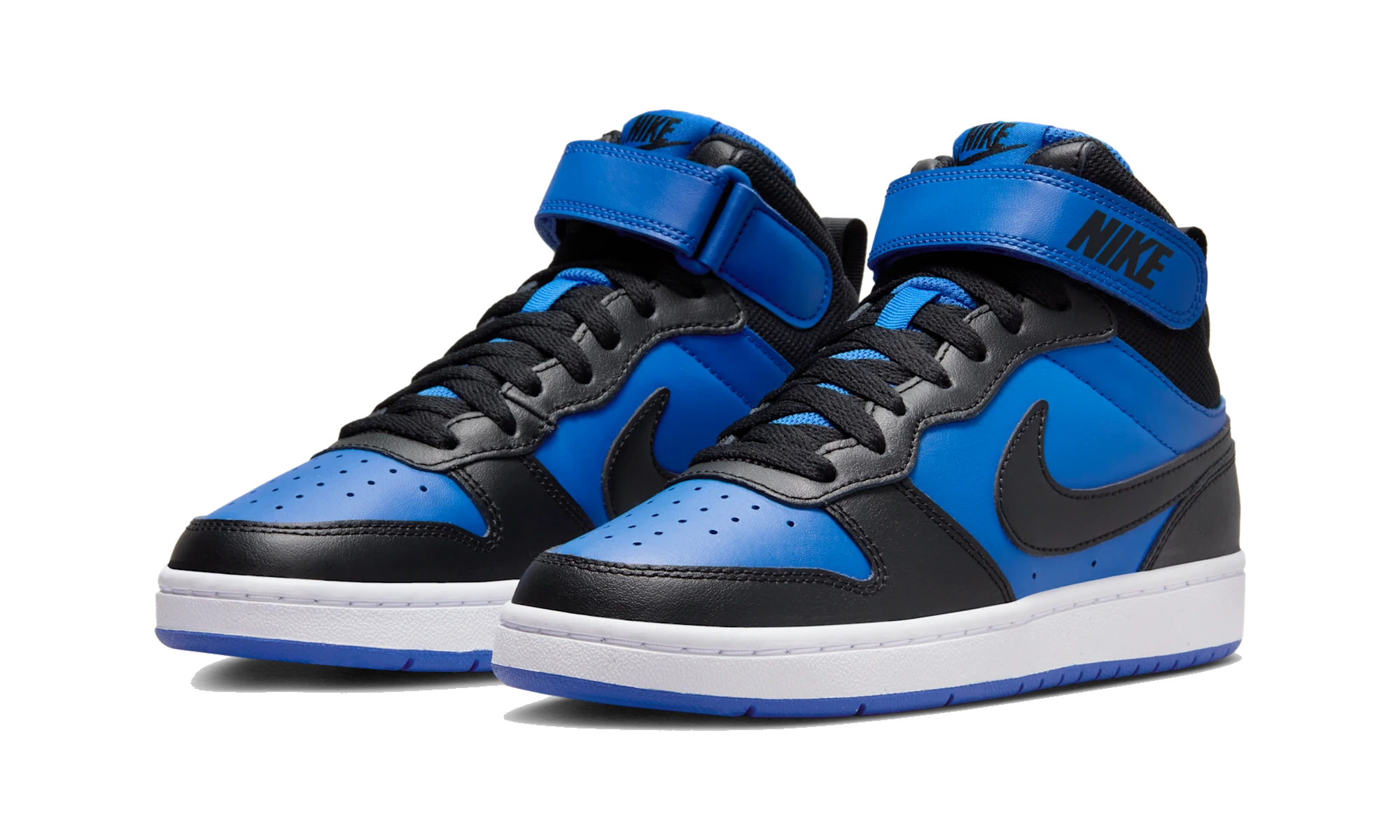 Nike Court Borough Mid 2 Game Royal White Black