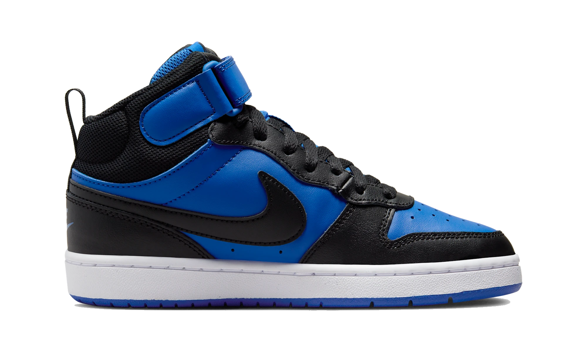 Nike Court Borough Mid 2 Game Royal White Black