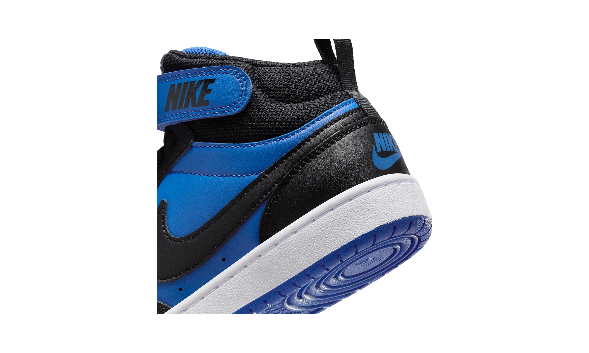 Nike Court Borough Mid 2 Game Royal White Black