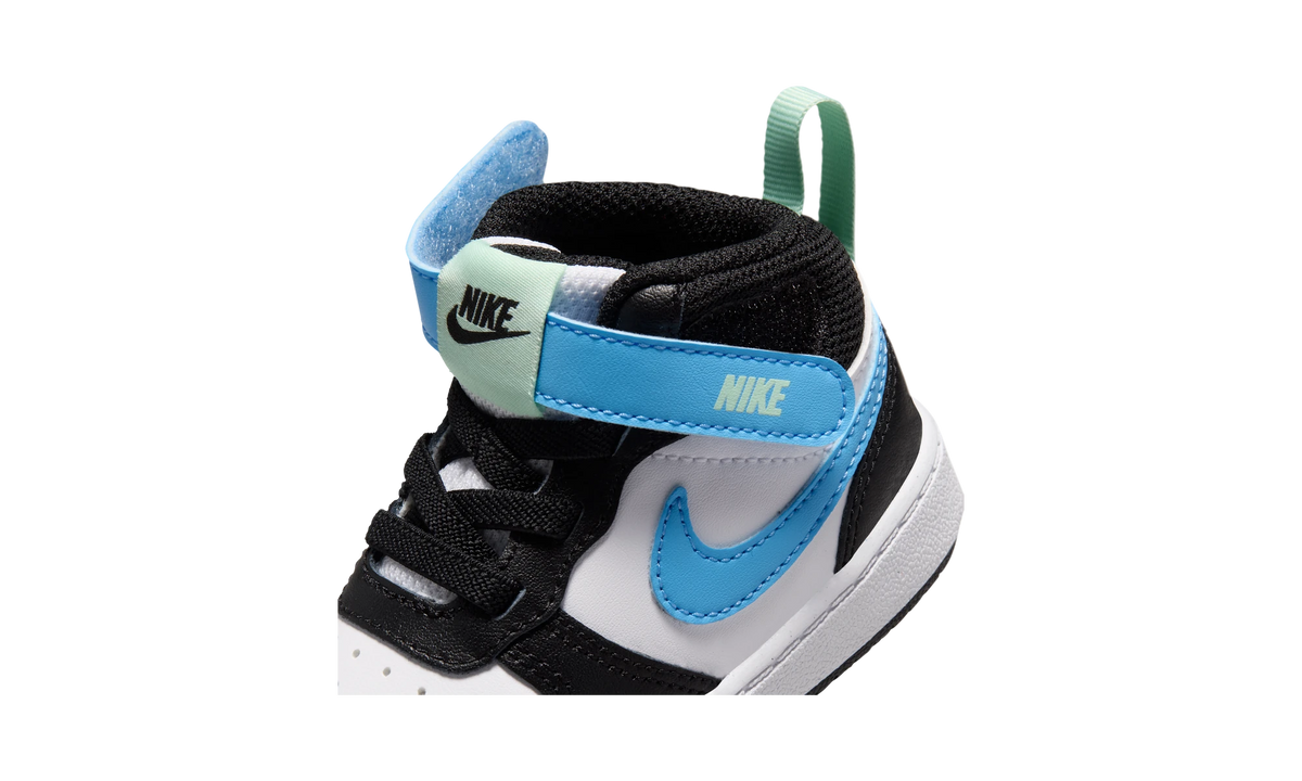 Nike Court Borough Mid 2 TD White Black Arctic Green