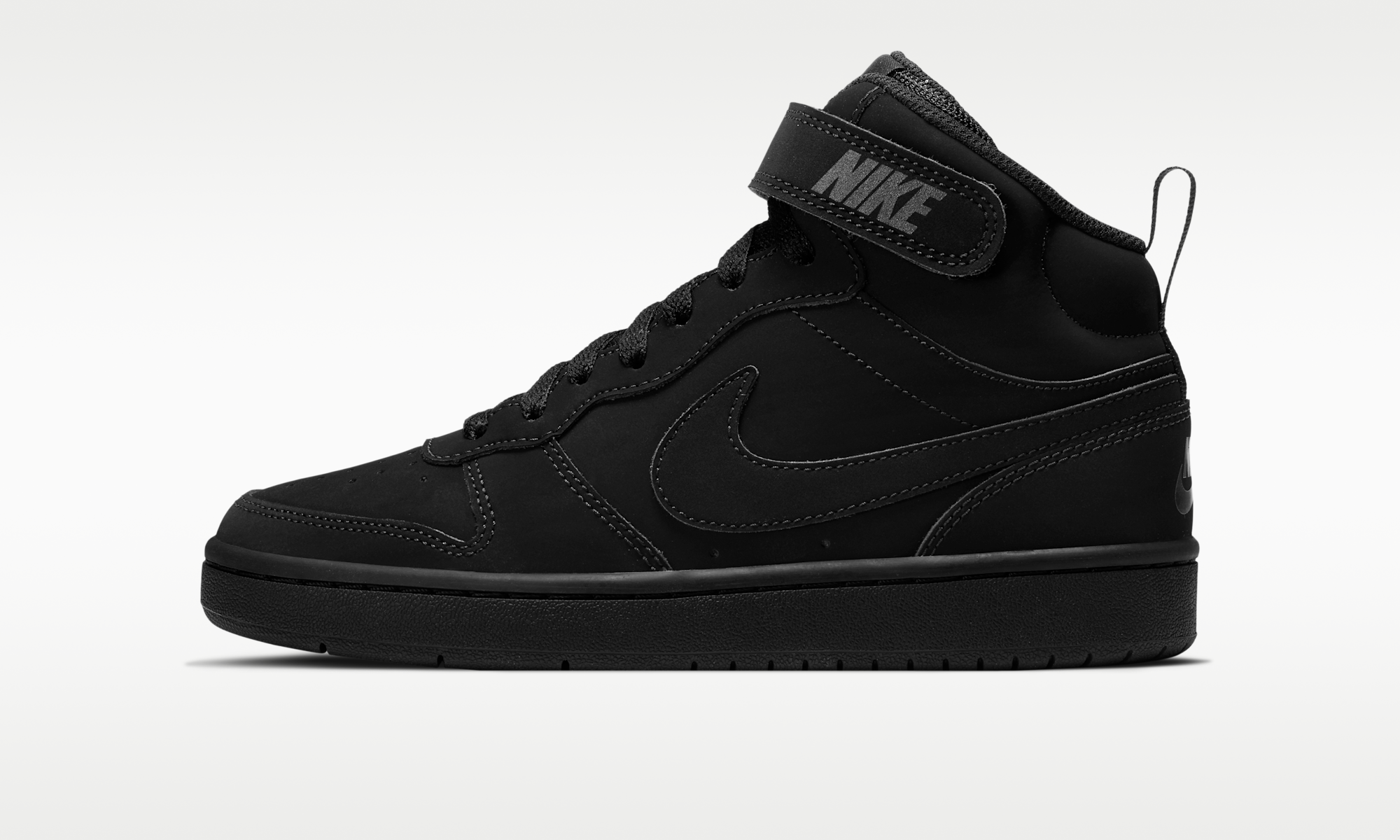Nike Court Borough Mid 2 Triple Black