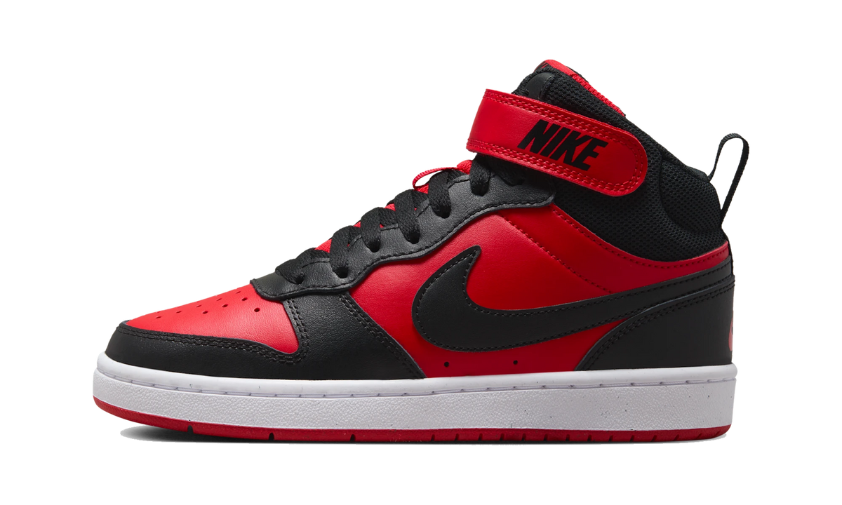 Nike Court Borough Mid 2 University Red White Black