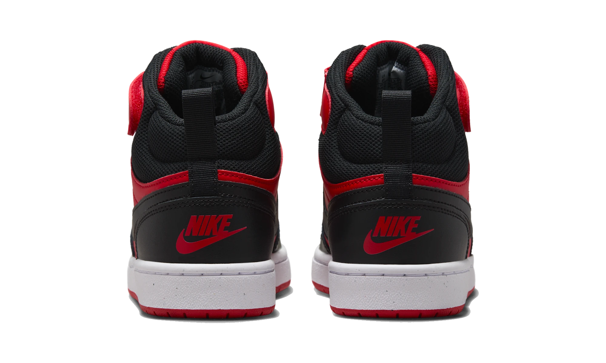 Nike Court Borough Mid 2 University Red White Black