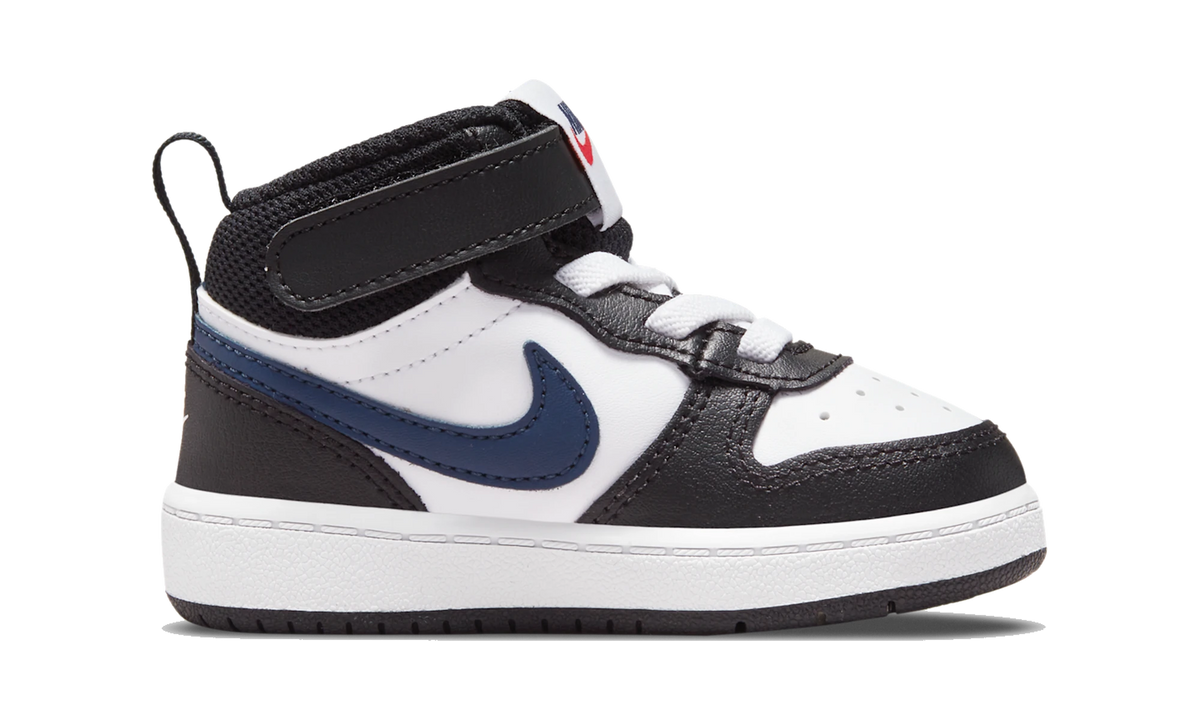 Nike Court Borough Mid 2 White Black University Red (TD)