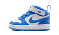 Nike Court Borough Mid 2 White Blue Crystal (TD)