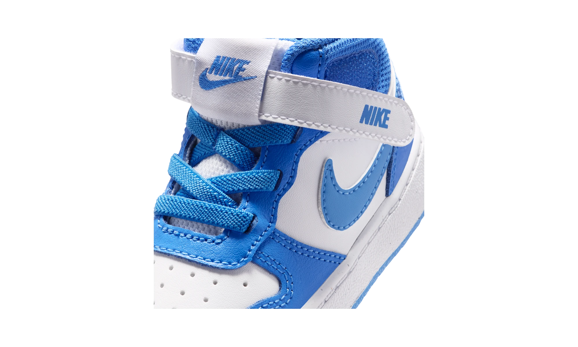 Nike Court Borough Mid 2 White Blue Crystal (TD)
