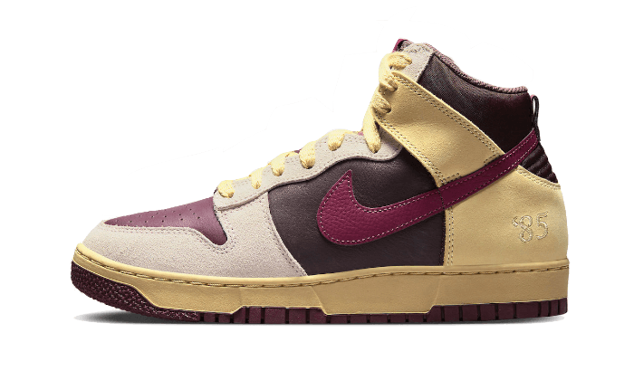 Nike Dunk High 1985 Valentine's Day (2023), Alabaster/Rosewood/Earth/Night Maroon (FD0794-700)