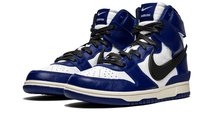 Nike Dunk High AMBUSH Deep Royal, Deep Royal Blue/White-Pale Ivory-Black (CU7544-400)